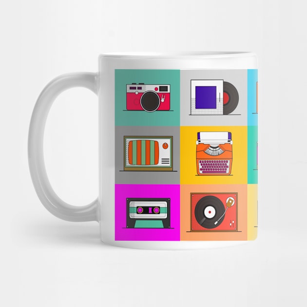 Pop art retro tech by Maison de Kitsch